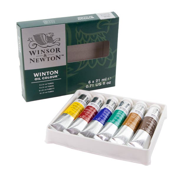 Winsor & Newton Winton 21ml Oil Set 6 - ArtStore Online