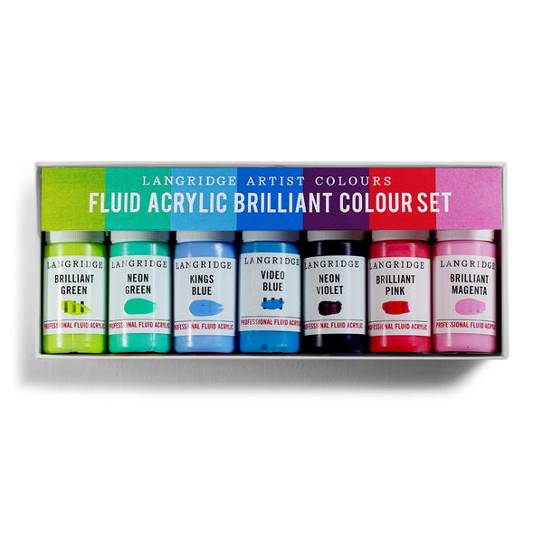 Langridge Fluid Acrylic Brilliants Set Langridge Fluid Acrylic Brilliants Set