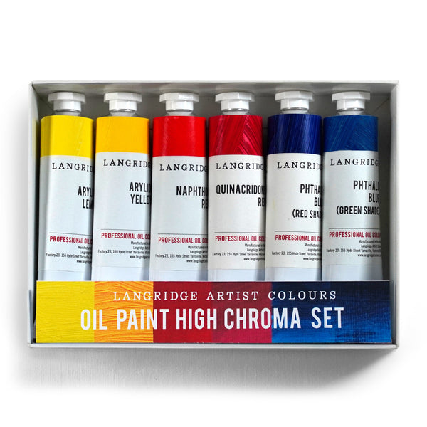 Langridge Oil Colours High Chroma Set Langridge Oil Colours High Chroma Set