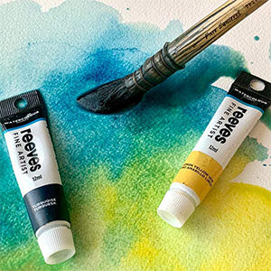 Watercolour Paints & Brush