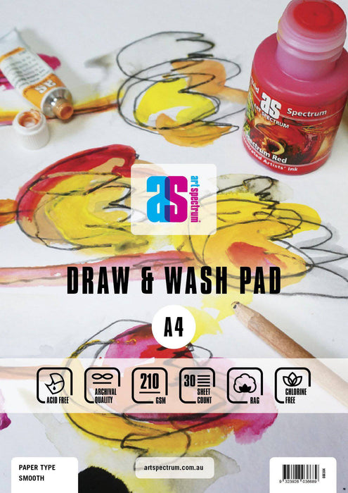 Art Spectrum Draw & Wash Pad (Smooth)