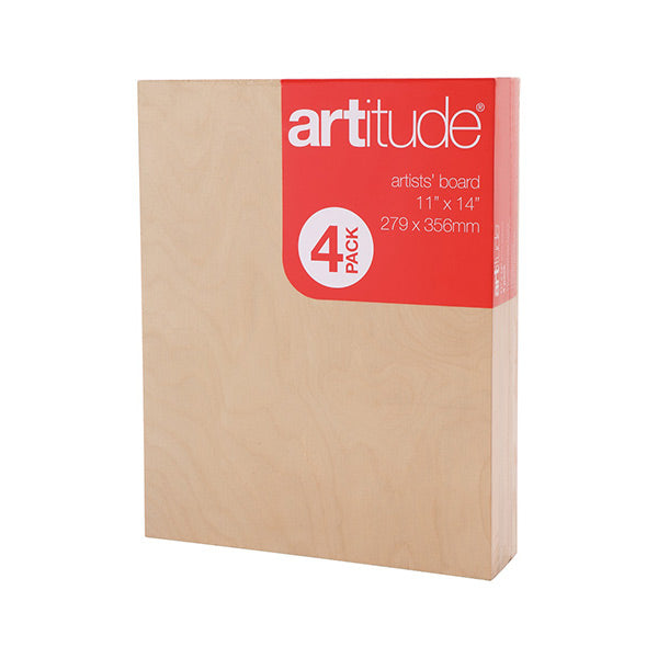 Artitude Artists' Wooden Thin Edge Boards - ArtStore Online