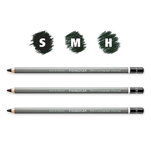 STAEDTLER Mars Lumograph Charcoal Pencil Set - ArtStore Online