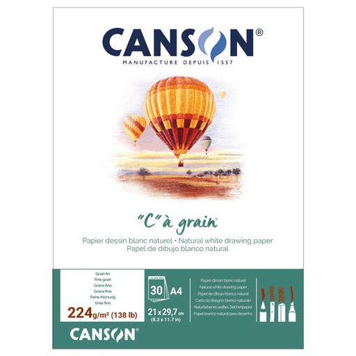 Canson "C" à Grain Drawing Paper Pad A4 - ArtStore Online
