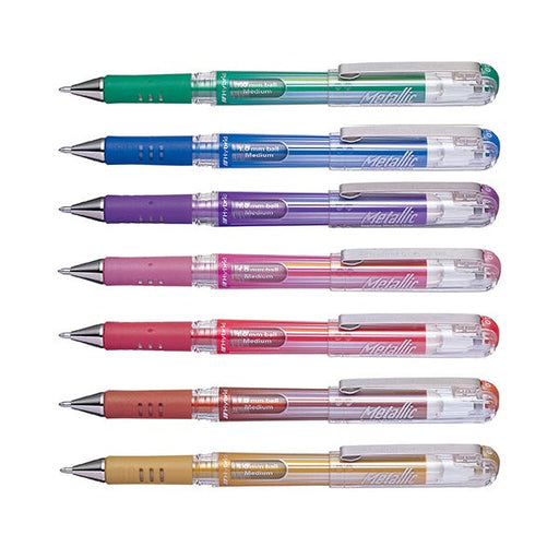 Hybrid Deluxe Gel Grip Metallic Roller Pens - ArtStore Online