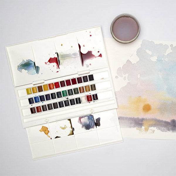Winsor & Newton Cotman Watercolour Half Pan Studio Set 36 - ArtStore Online
