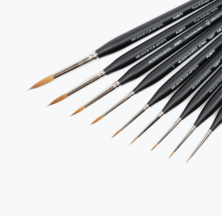 Micador For Artists Purity Sable Round Brushes - ArtStore Online