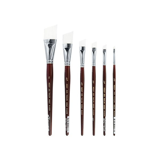 Neef 995 Taklon Angle Shader Brushes - ArtStore Online