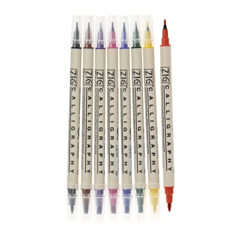 Zig Calligraphy Double Ended Pens 2mm - 5mm - ArtStore Online