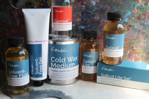 A Guide to Gamblin Oil Painting Mediums