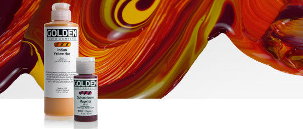 Golden Fluid Colours