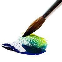 Watercolour Paints & Brush