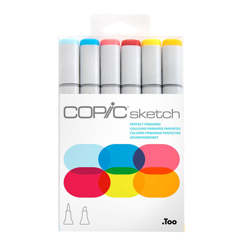 Copic Sketch Marker Set 6 (Perfect Primaries) - ArtStore Online