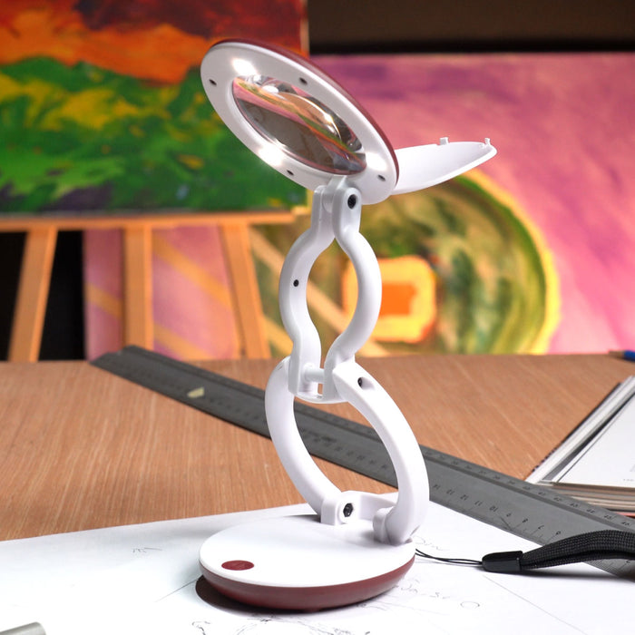Daylight Yoyo Foldable Pocket LED Magnifier Lamp - ArtStore Online