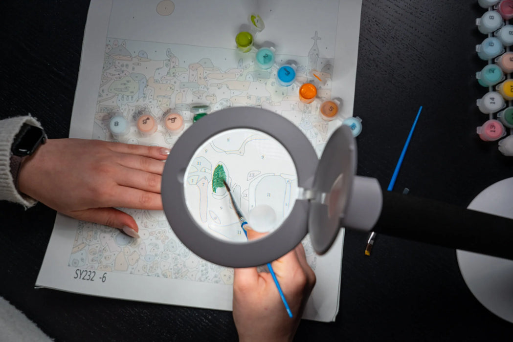 Daylight Halo Go 2 Magnifier Lamp - ArtStore Online