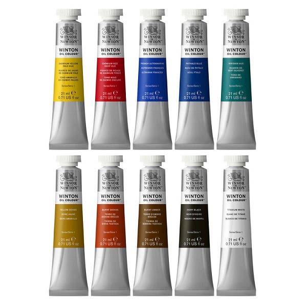 Winsor & Newton Winton 21ml Oil Set 10 - ArtStore Online