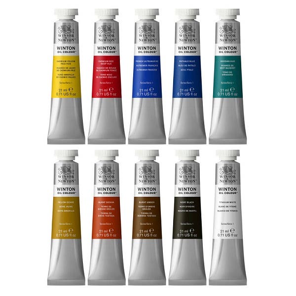 Winsor & Newton Winton 21ml Oil Set 10 - ArtStore Online