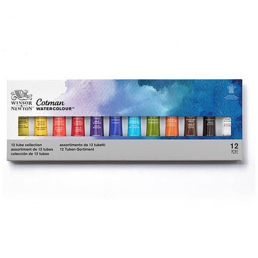 Winsor & Newton Cotman Watercolour 8ml Tube Set 12 - ArtStore Online