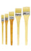 Art Basics 691 Flat White Bristle Long Handle Brushes - ArtStore Online