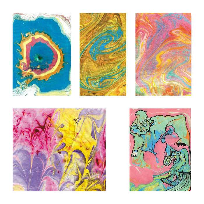 Educational Colours Bokundo Marbling Ink, Tray, Comb & Paper Set - ArtStore Online
