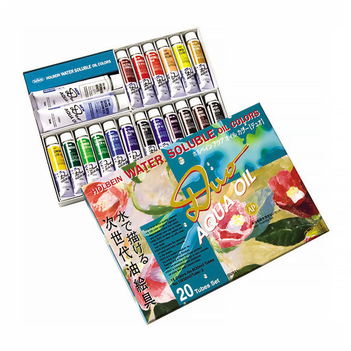 Holbein Duo-Aqua Water Mixable Oil Paint Set of 20 - ArtStore Online