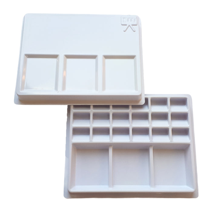Neef Staywet Palette 3 Well with Lid - ArtStore Online
