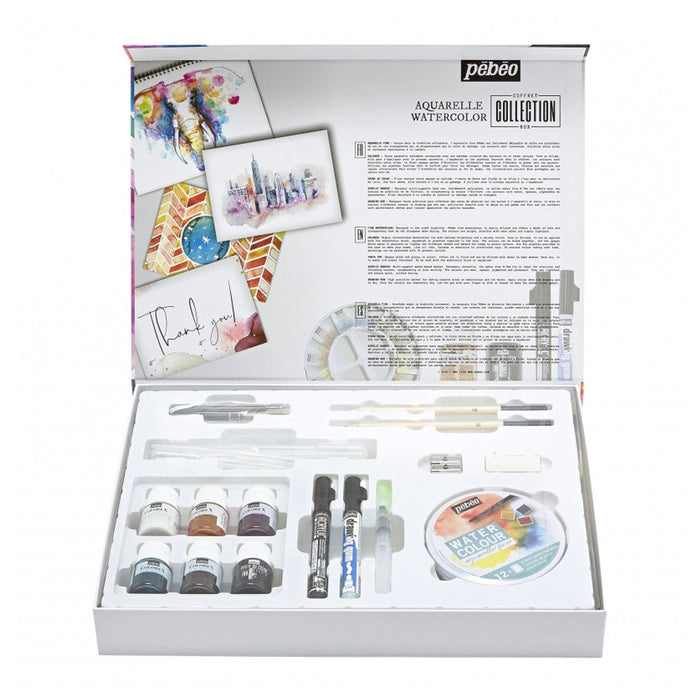 Pebeo Aquarelle Watercolour Collection Box - ArtStore Online