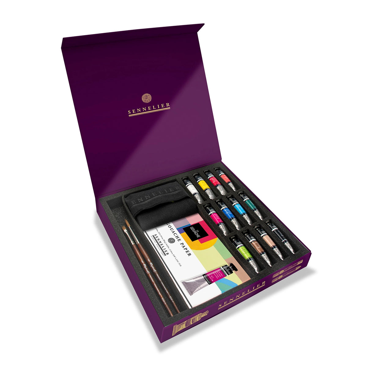 Sennelier Assorted Gouache Paint Box Set