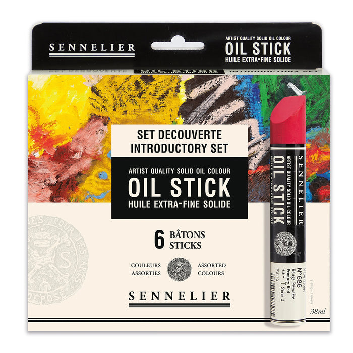 Sennelier Artist Oil Stick Introductory Set of 6 - ArtStore Online