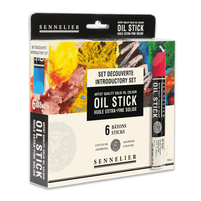 Sennelier Artist Oil Stick Introductory Set of 6 - ArtStore Online