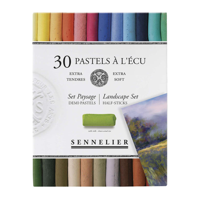 Sennelier Extra Soft Half Pastels Landscape Set of 30 - ArtStore Online