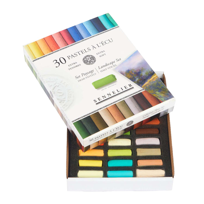 Sennelier Extra Soft Half Pastels Landscape Set of 30 - ArtStore Online