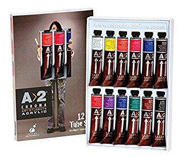 A>2 Student Acrylic Paint Sets - ArtStore Online