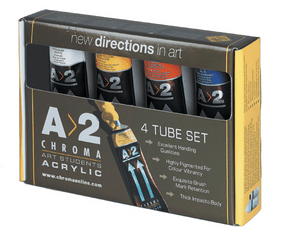 A>2 Student Acrylic Paint Sets - ArtStore Online