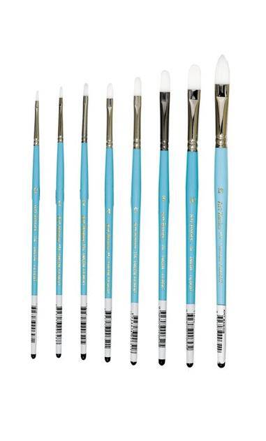 Art Basics 114 Taklon Filbert Brush - ArtStore Online