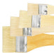 713 Art Basics Flat White Bristle Short Handle Brush - ArtStore Online
