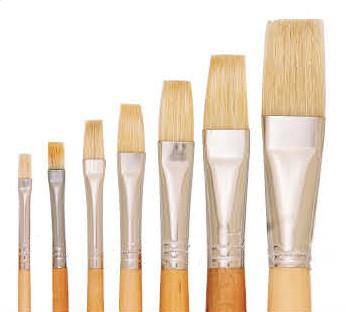579 Art Basics Eterna Brush Flat Brush Long Handle - ArtStore Online