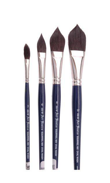 Squirrel Hair Mix Oval Wash Brush - ArtStore Online