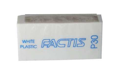 Factis White PVC Pencil Erasers P30 - ArtStore Online