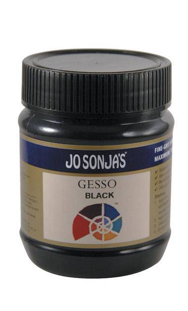 Jo Sonja 250ml Black Gesso - ArtStore Online