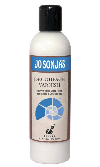 Jo Sonja 250ml Decoupage Varnish - ArtStore Online