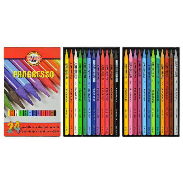Koh-I-Noor Progresso Woodless Coloured Pencils Sets - ArtStore Online