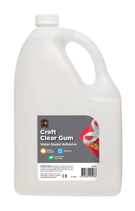 Educational Colours Craft Clear Gum - ArtStore Online