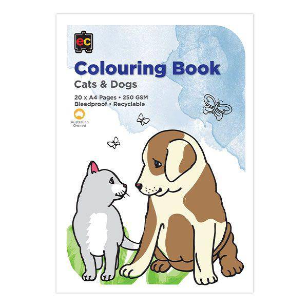 Educational Colours Cats & Dogs Colouring Book