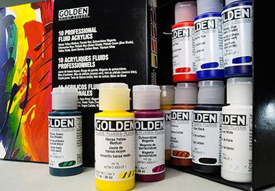 Golden Professional Fluid Acrylic Paint Set 10 - ArtStore Online