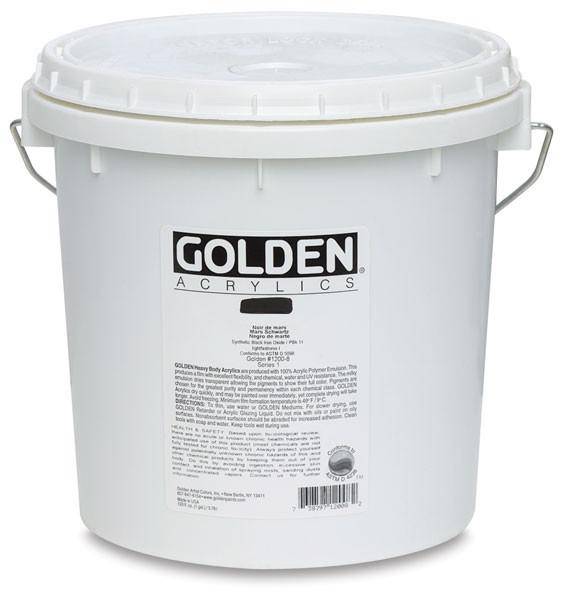 Golden Heavy Body Acrylic Paints 3.78L (Black & White) - ArtStore Online