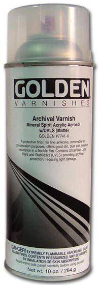 Golden MSA Archival Aerosol Spray Varnish - ArtStore Online