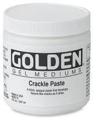 Golden Crackle Paste - ArtStore Online
