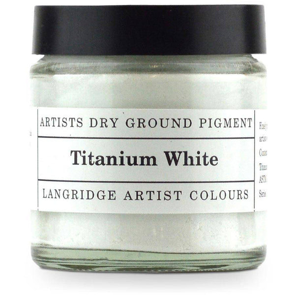 Langridge Artist Dry Ground Titanium White Pigment 500ml