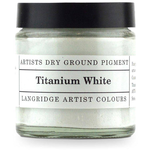 Langridge Artist Dry Ground Titanium White Pigment 500ml - ArtStore Online